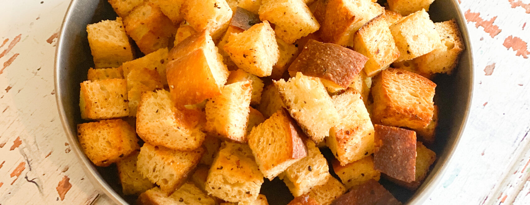 Curried Mustard Croutons