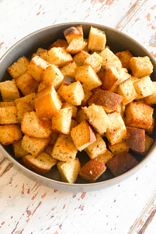 Curried Mustard Croutons