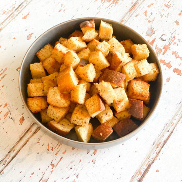 Curried Mustard Croutons