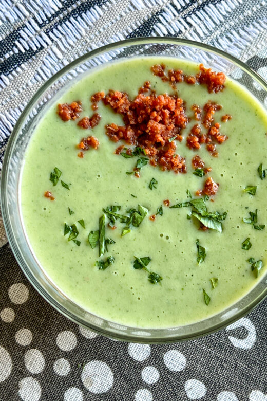 Portuguese Potato, Kale & Sausage Soup (Caldo Verde)