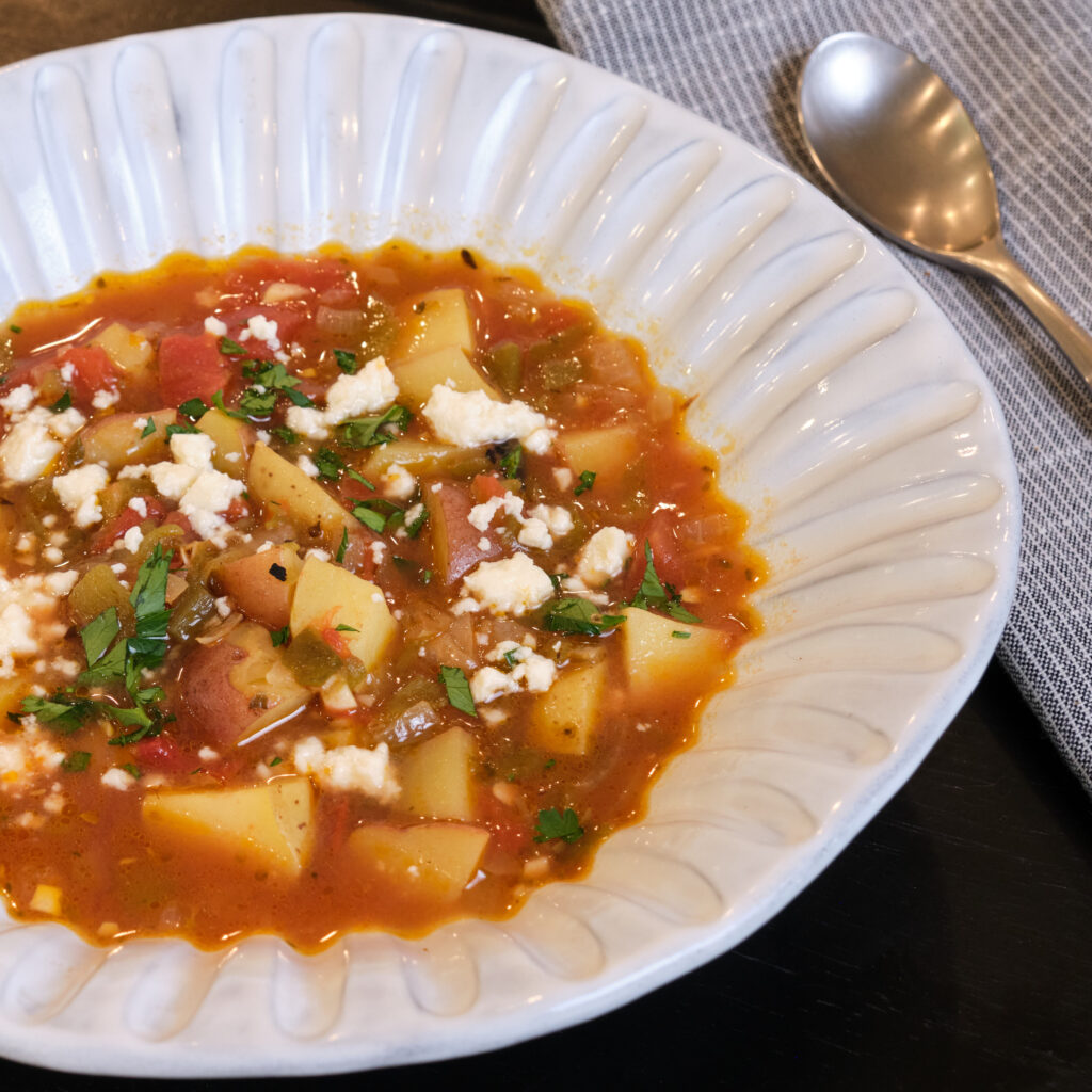 Spicy, Smoky Caldo De Queso (Sonoran Chile, Potato & Cheese Soup)